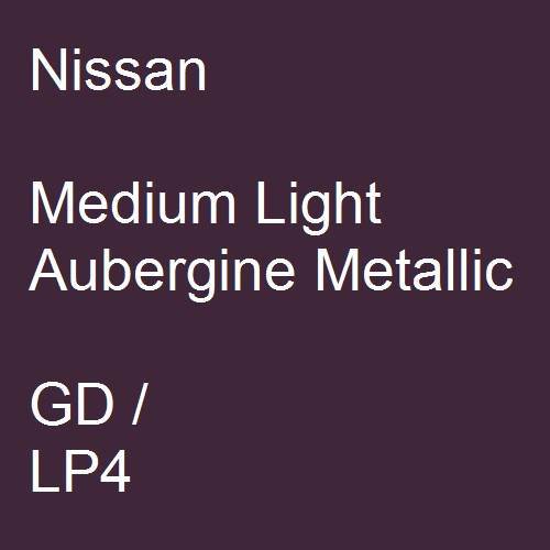 Nissan, Medium Light Aubergine Metallic, GD / LP4.